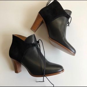 Sezane Low Hunter Boots: Black